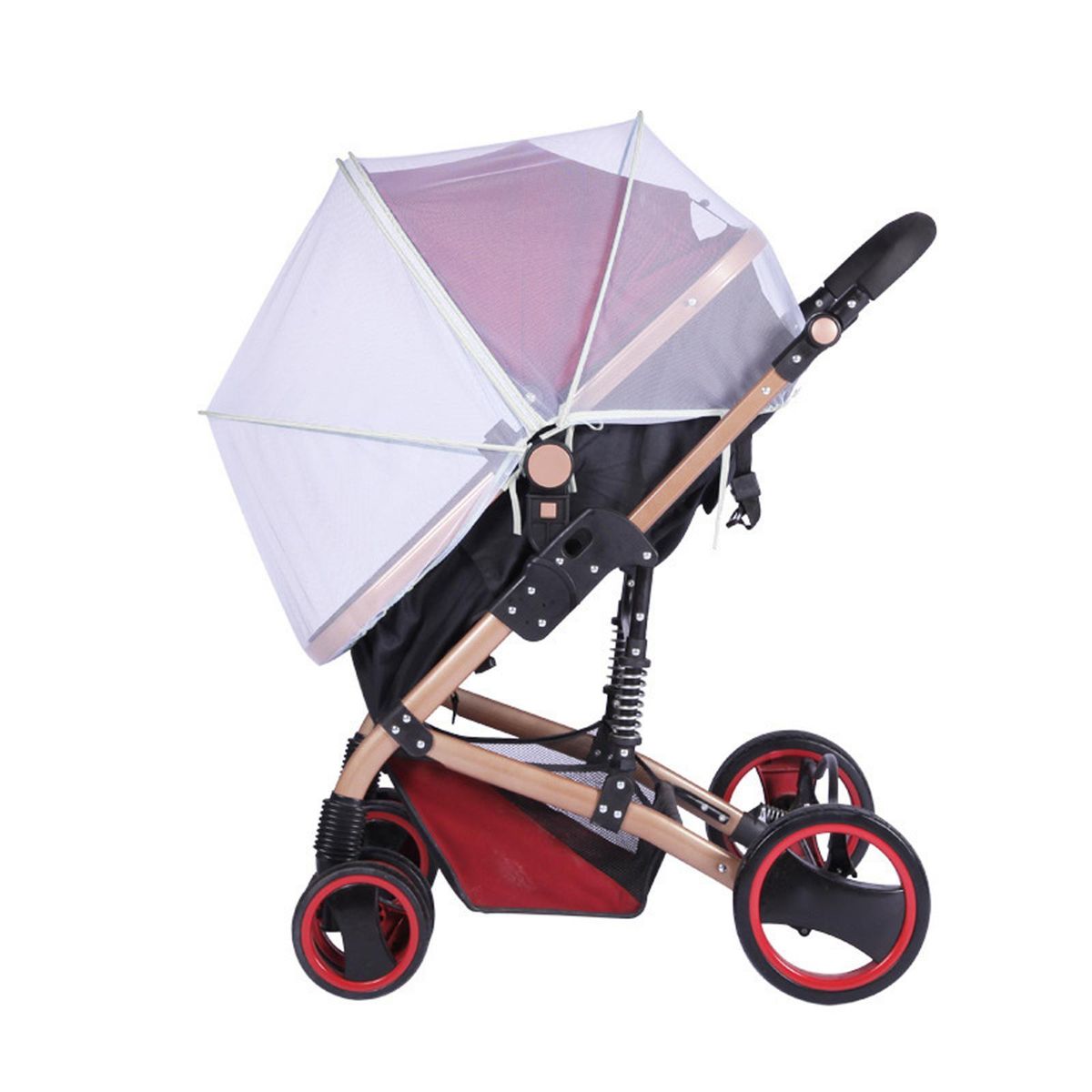 2-in-Pack Baby Strollers Mosquitoes Net Bug Net For Crib Playpen
