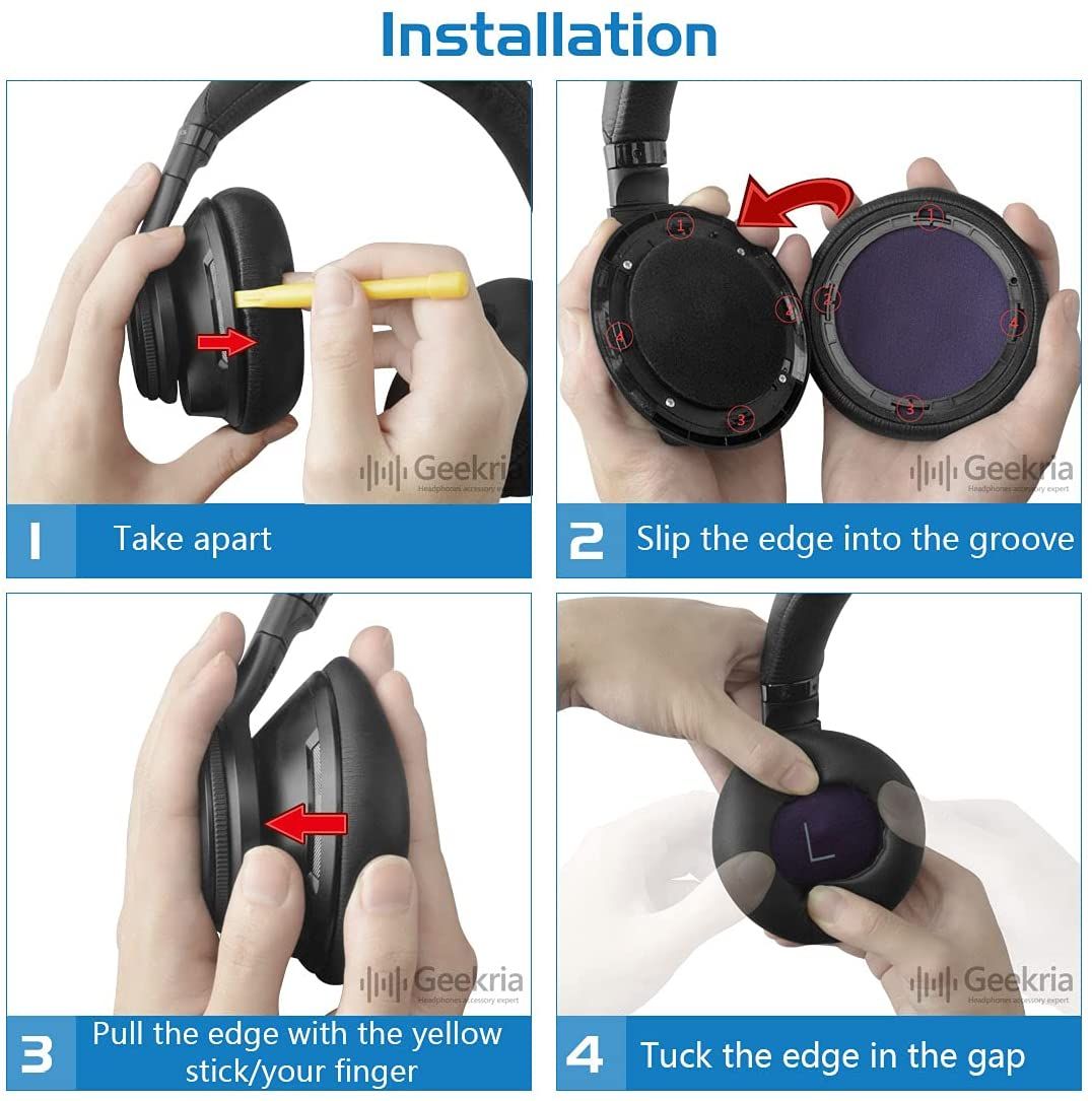 Geekria Ear Pads For Plantronics BackBeat PRO Headphones