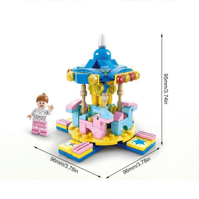 Fire Fighting 6in1 Tru Ks Tank Navy Boat Building Blo Ks  Hildren Toys-8612-8