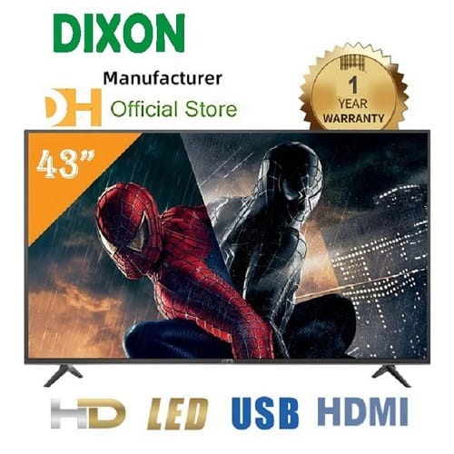 Dixon 43-inch Full Hd Led Tv + Free Wall Bracket + 1 Year Warranty