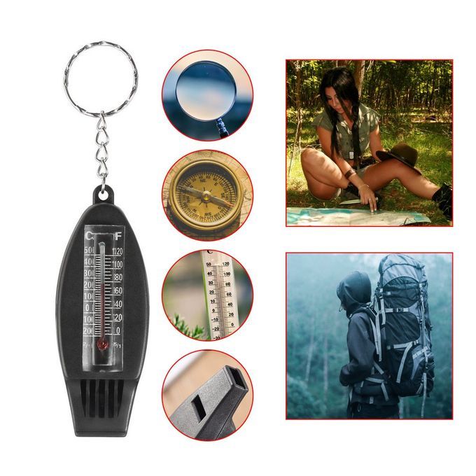 Bla K 4in1 Mini Survival Tool      -black