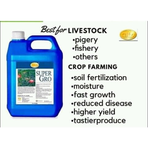 Super Gro Liquid Organic Fertilizer - 1L