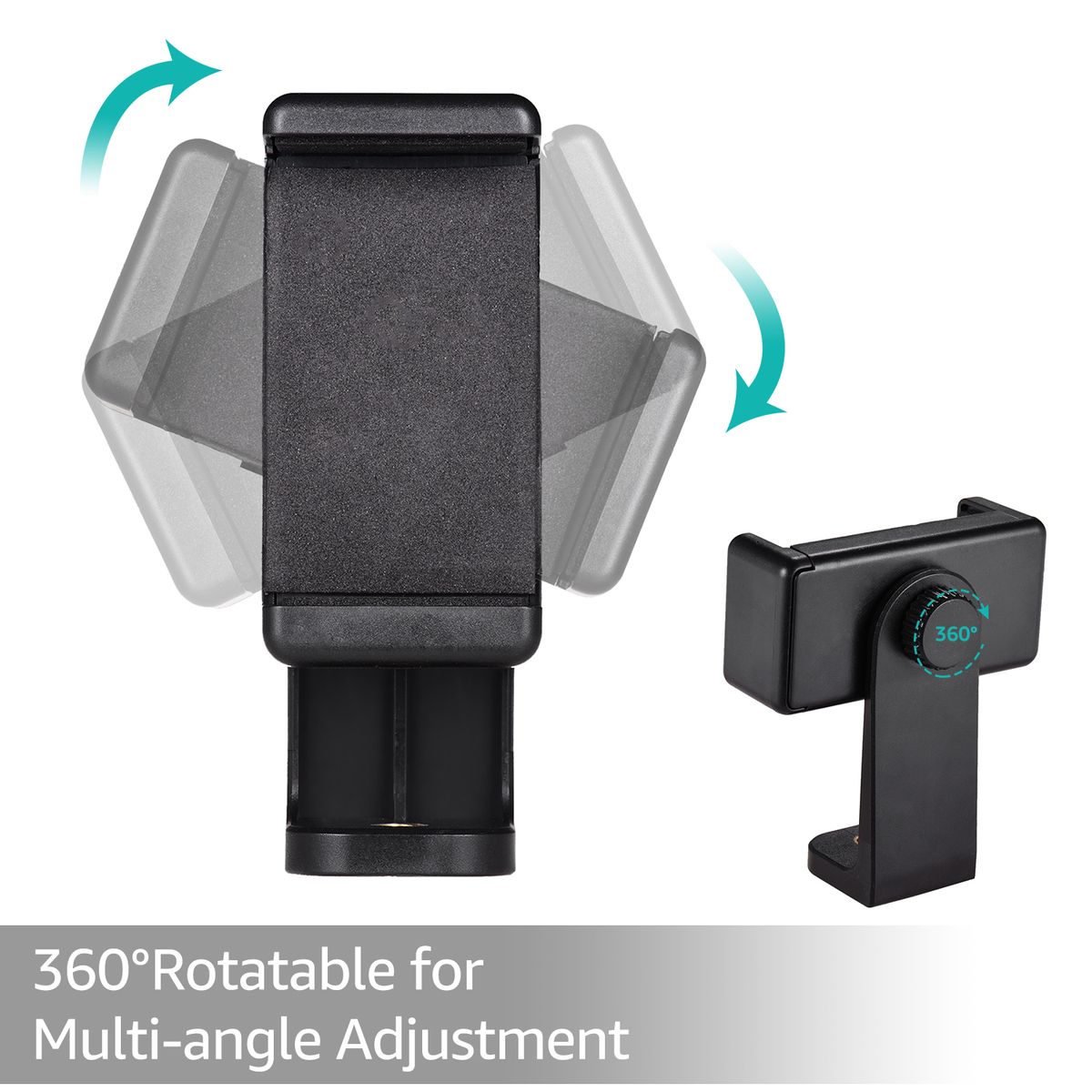 Smartphone Clamp Holder Phone Mount Adapter Phone Clip For