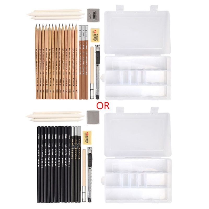 Sketch Drawing Pencil Professional Charcoal Sketch Tool Set