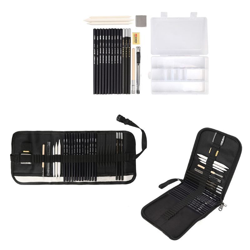Sketch Drawing Pencil Professional Charcoal Sketch Tool Set