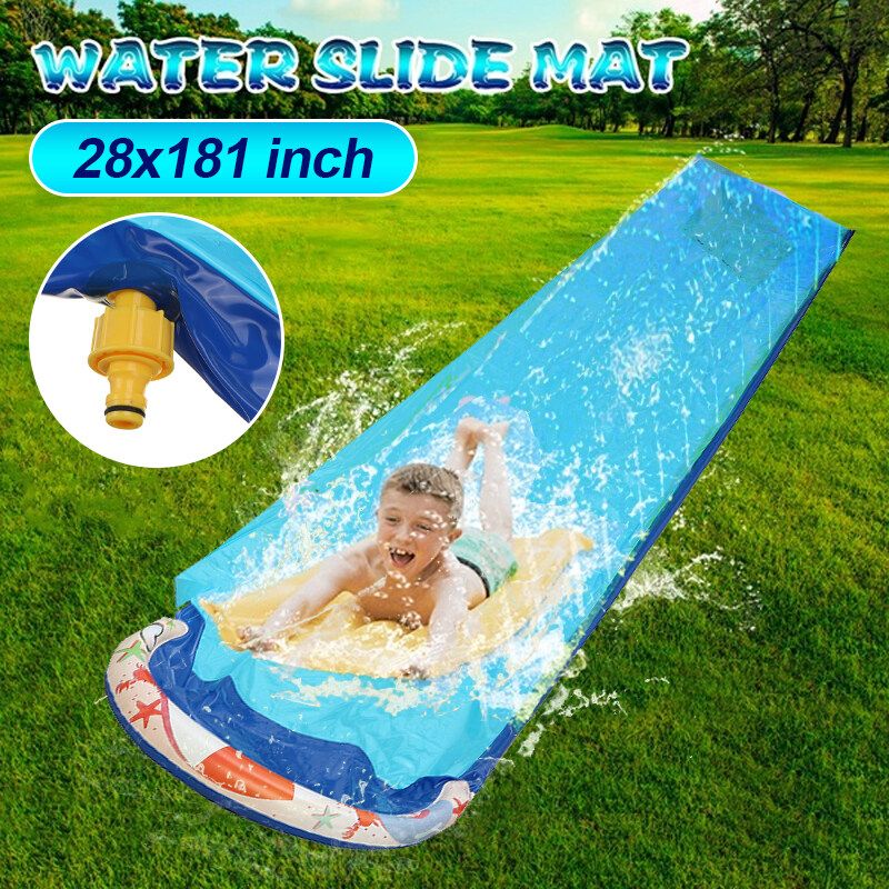 Children's Waterslide Summer Water Play Outdoor Spray Surfboard Mat Water Slide