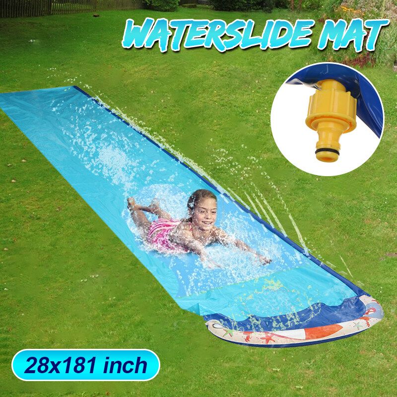 Children's Waterslide Summer Water Play Outdoor Spray Surfboard Mat Water Slide