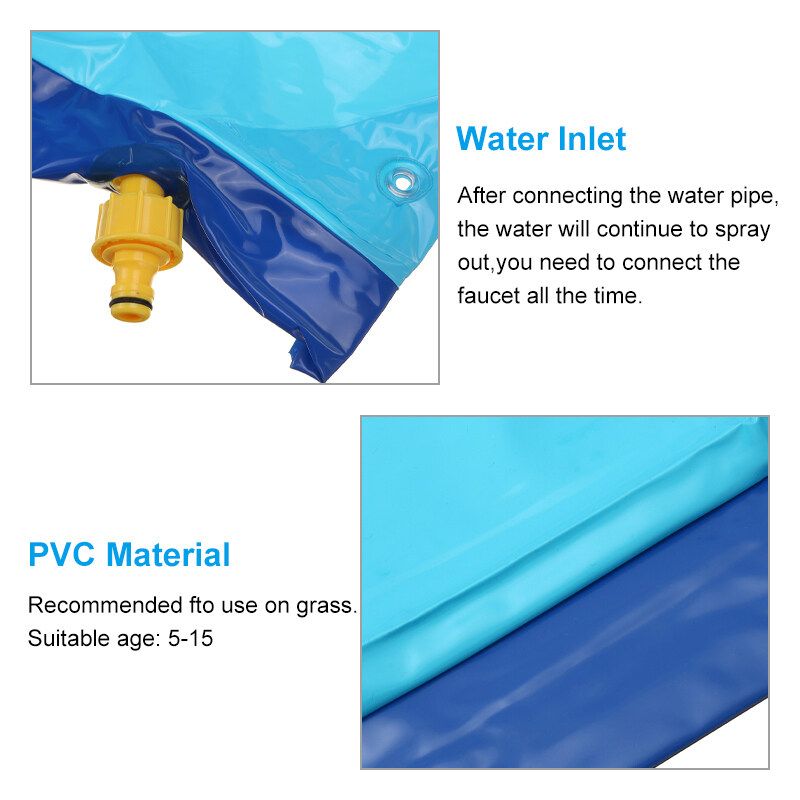 Children's Waterslide Summer Water Play Outdoor Spray Surfboard Mat Water Slide