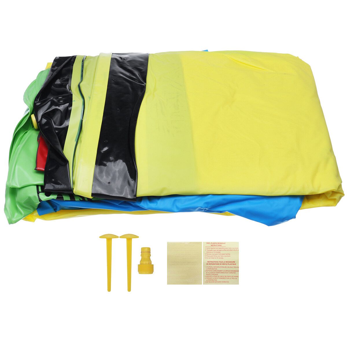 Double /Single Single Dual Person Surf Water Slide Mat Lawn For Children Summer Pool Games Toys Backyard Outdoor Water Skater Double With Skateboard