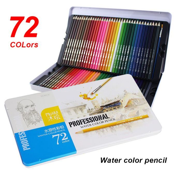 Professional 72 Colored Pencils Set Pre-Sharpened