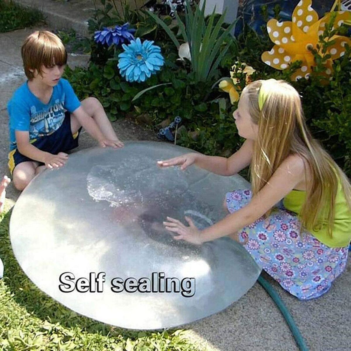 30cm/11.81in Wubble Bubble Ball Super Inflatable Antistress Ballon Outdoor Water Toys Green