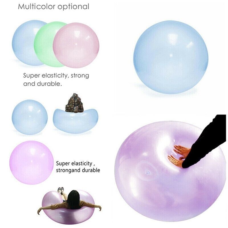 30cm/11.81in Wubble Bubble Ball Super Inflatable Antistress Ballon Outdoor Water Toys Green