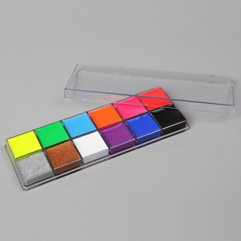 Body Paint Watercolor Fluorescent Paint Face Paint Facial Body Skin Makeup Party Halloween Cos Oil Paint