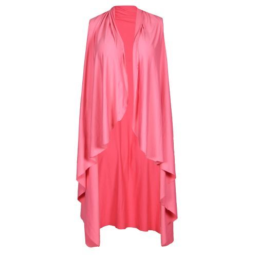 Waterfall Trendy Kimono Jacket - Peach