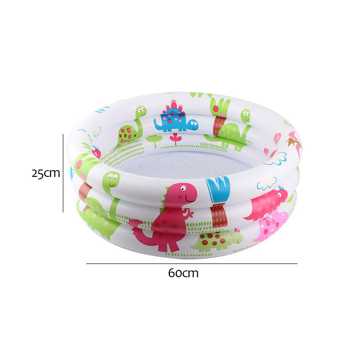 60x60x25cm 3 Layers Paddling Garden Pool Toddler Small Kids Fun Swimming Poor For Kids Outdoor Baby Inflatable