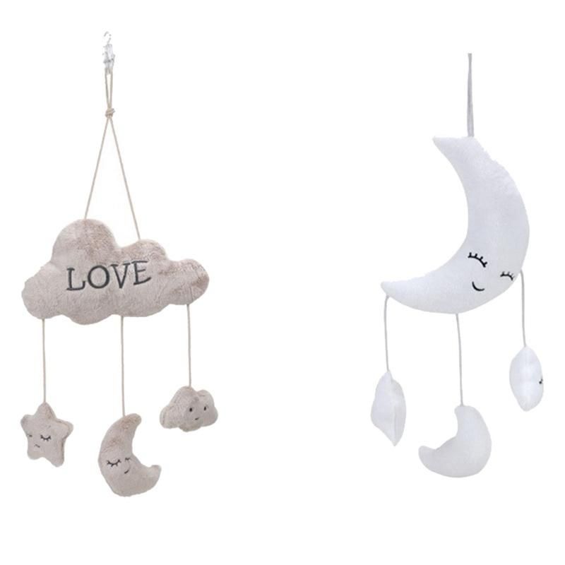 2 PCS Baby Crib Rattle Mobile Toy Bed Room Play Hanging