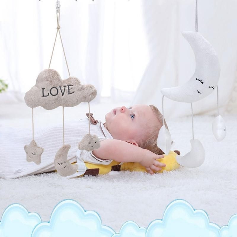 2 PCS Baby Crib Rattle Mobile Toy Bed Room Play Hanging