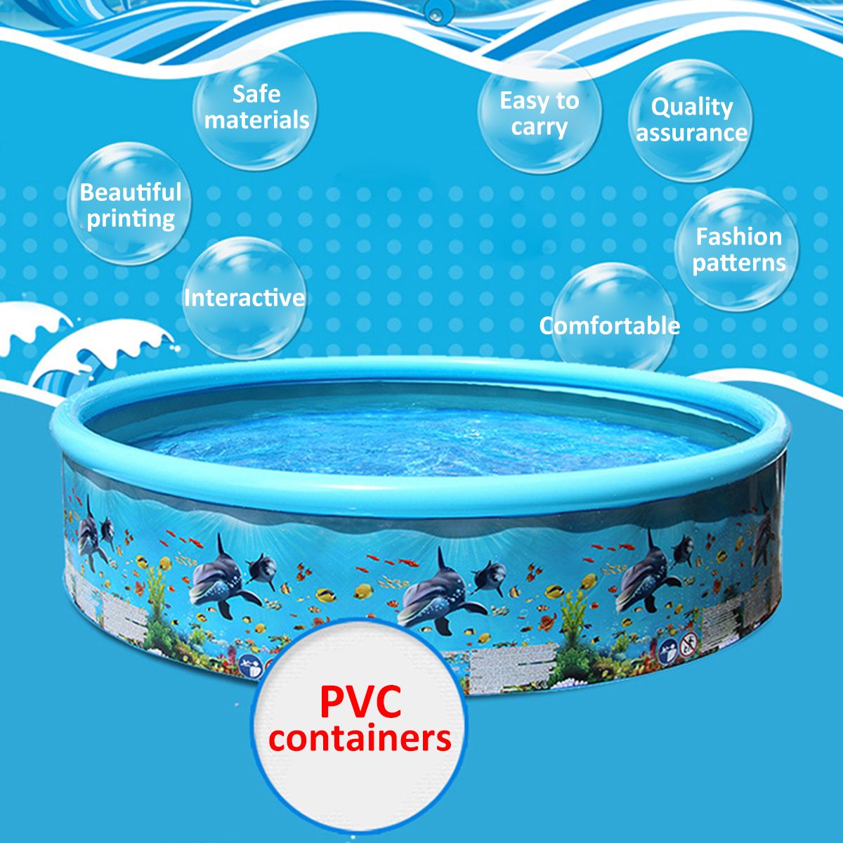 Household Swimming Pool Outdoor Indoor Portable Bathtub Summer Cool Play Pool For Adult Children 125x30cm