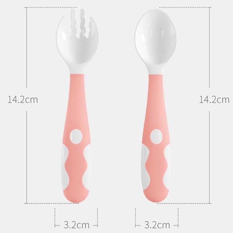Baby Training Spoons Forks 1 Sets,Toddler Feeding Utensils