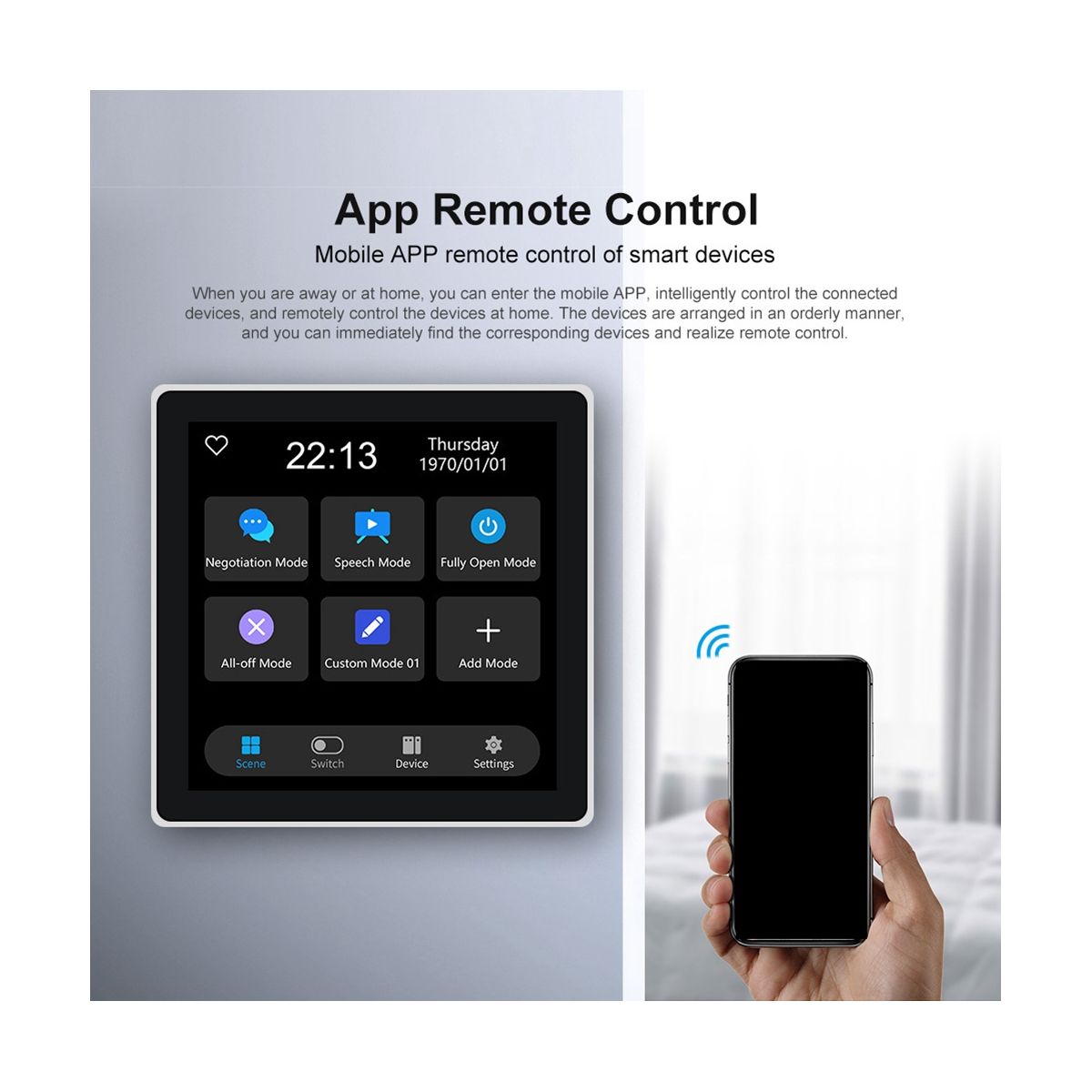 Tuya Smart Home Multiple Zigbee Smart Home Control Panel