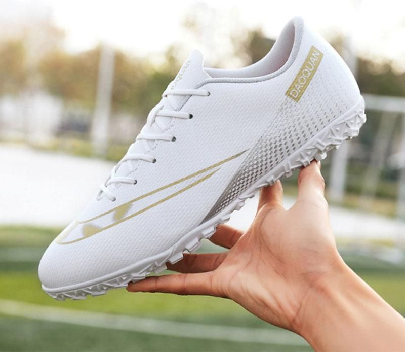 Fashion Football Shoes Men's Women's Non Slip Running  fallow Shoes  - Rose red