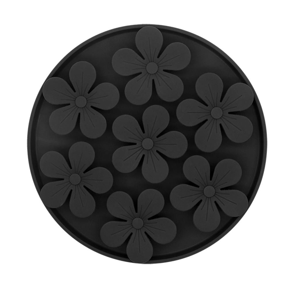 Pet Cat Silicone Snuffle Mat Flower Lickinng Pad Non-slip