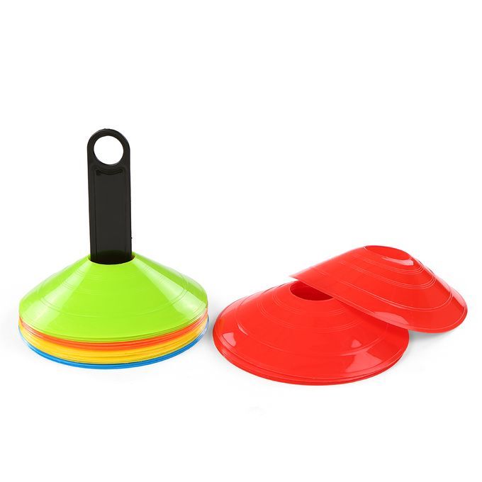 15pcs Agility Disc Cone Set Multi Sport Training Space-15