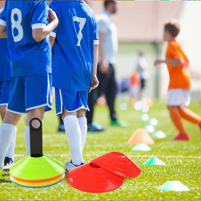 15pcs Agility Disc Cone Set Multi Sport Training Space-15