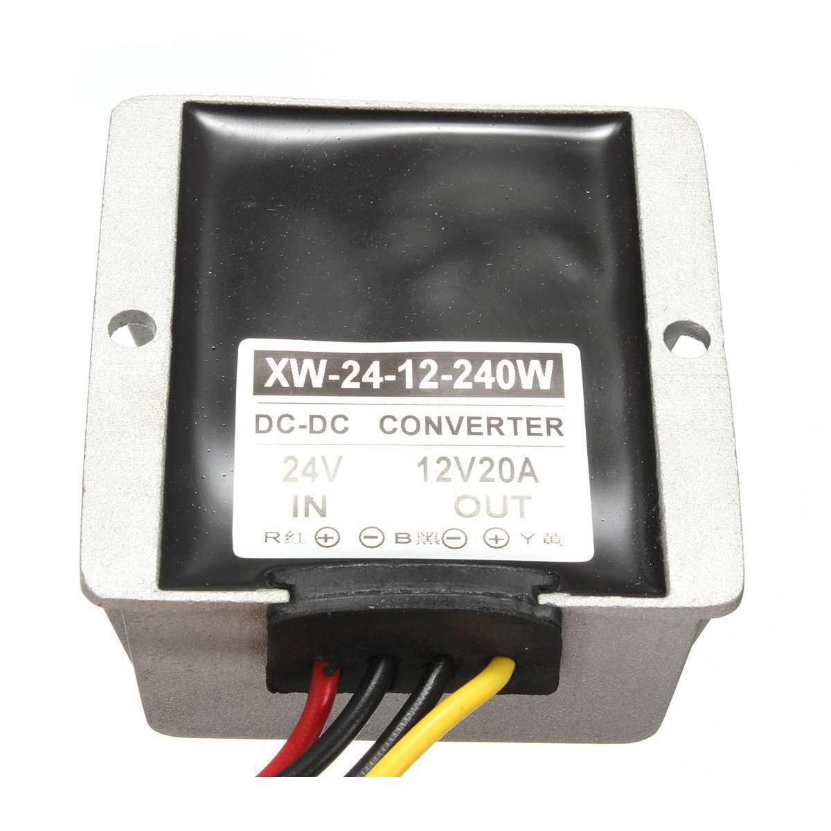 DC Converter Regulator 24V to 12V 20A 240W Switch Power New