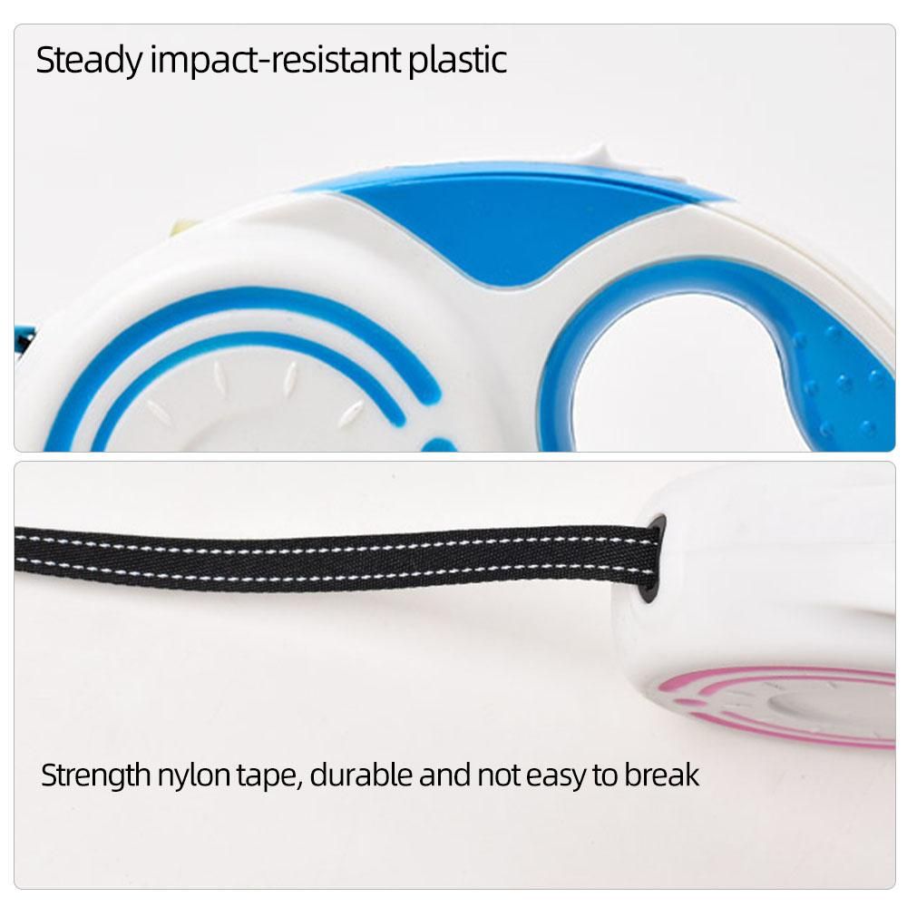 Retractable Dog Leash Pet Leash Adjustable Outdoor Walk Pet Leash for Dogs