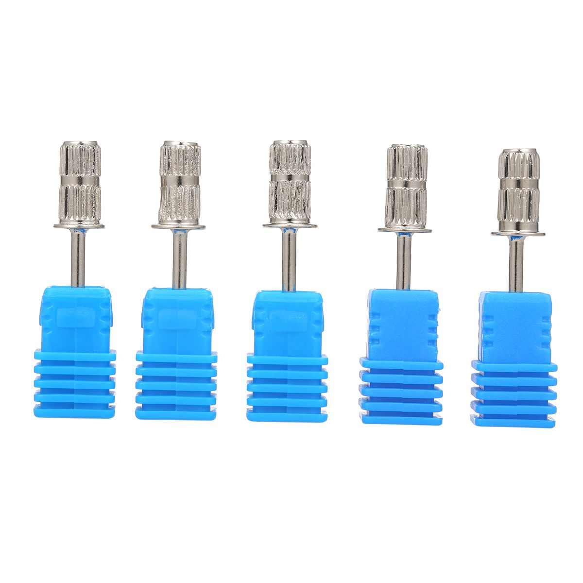 5PCS Nail Sanding Bands Mandrel Holder Emery Rod Nail