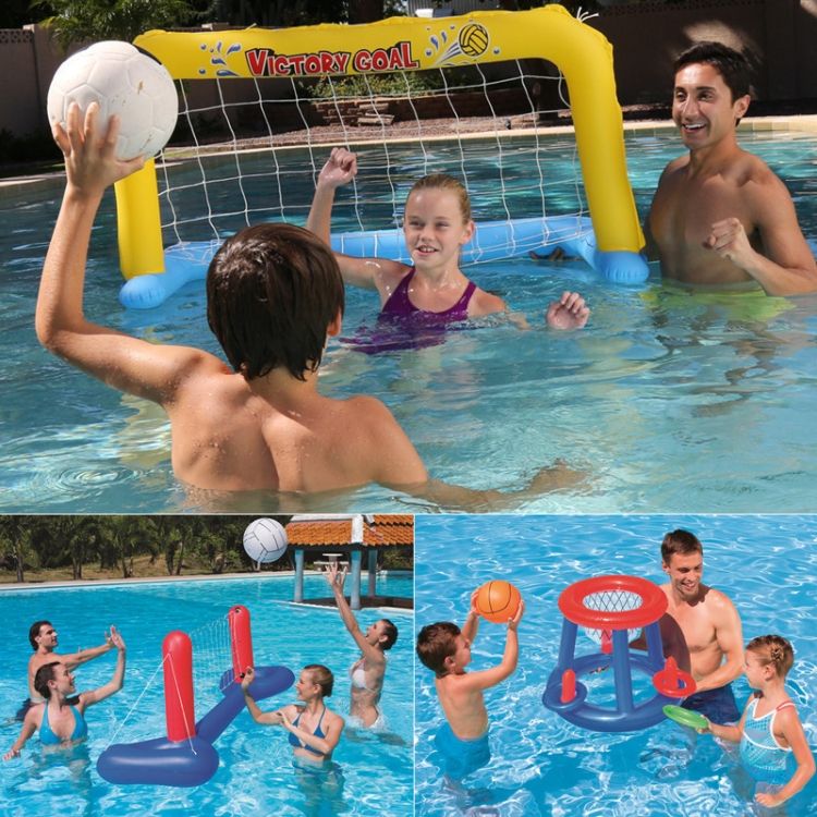 Inflated Water Ball Toy, Style: 2 In 1 Set  + 2 Balls