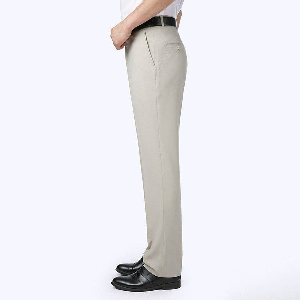 Summer 2021 Wrinkle-Resistant Stretch Suit Pants Bay Mens Dress Business Casual