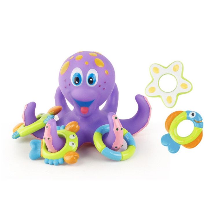 Octopus Throwing Circle Children Bathing Toy