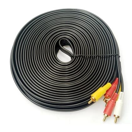 Rca/AV Cable Audio Cable 10m 3 Rca To Rca Male To Male