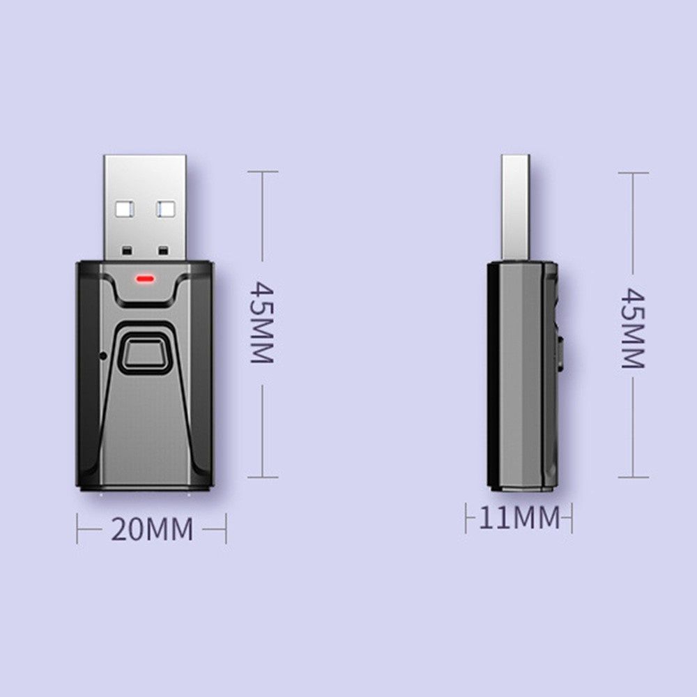BT Receiving And Transmitter Two-In-One Audio Adapter Free