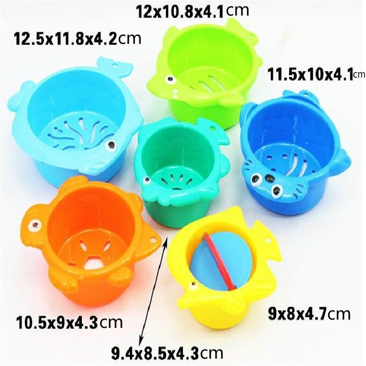 6 In 1 Baby Folding Music Cup Spray Toys