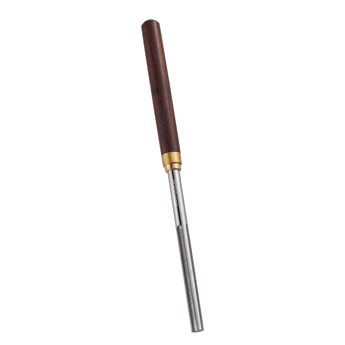 Baroque Guitar Fret Crowning File Fret Repairing Tools with 4 Size Edges Narrow/Medium/Wide Notch Edges and Flat Edges Wood Handle Luthier Tools for Guitars Ukuleles Bass Banjo Mandolin