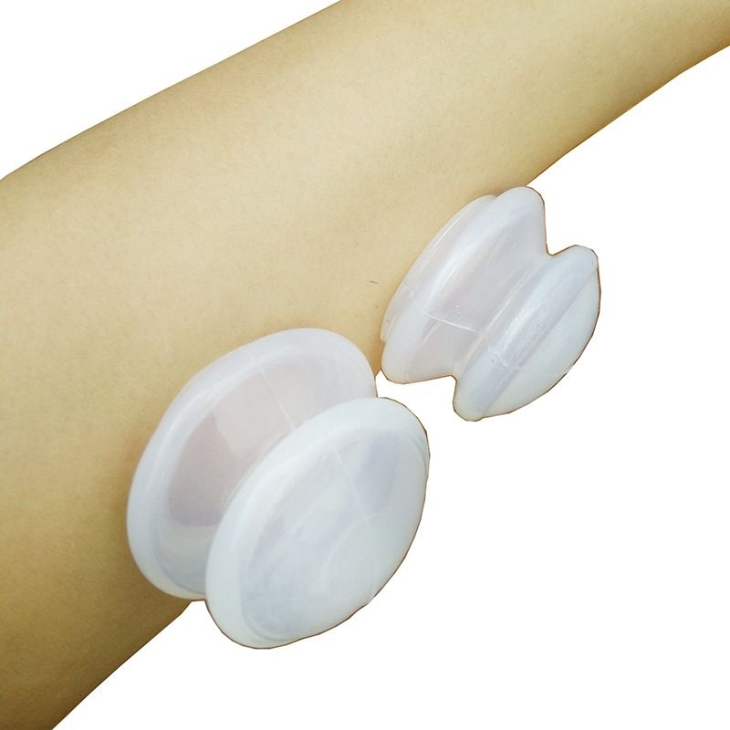 Suction Silicone Body Damp Beauty Clearing Anti Transparent Cellulite Slimming Vacuum Cup Cups Helper 2pcs Massage Cup