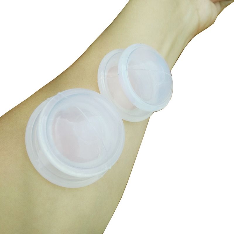 Suction Silicone Body Damp Beauty Clearing Anti Transparent Cellulite Slimming Vacuum Cup Cups Helper 2pcs Massage Cup