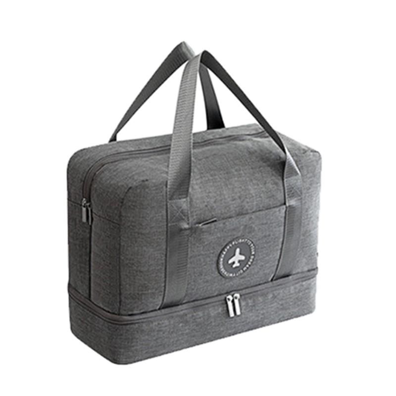 Travel Bag Waterproof Large-Capacity Multifunctional Dry and Wet Separation Storage Handbag Travel Bag Packaging Box