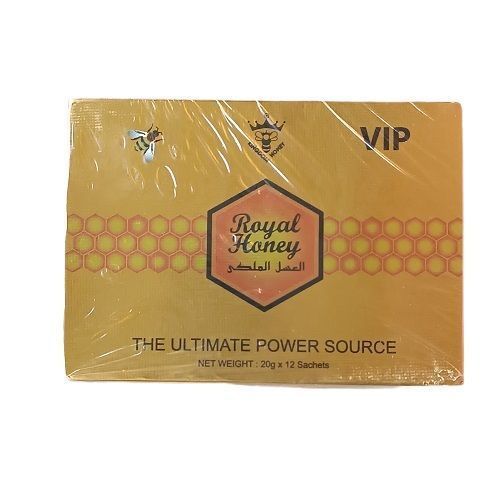 Royal Honey VIP Malaysian Honey For Men & Women -20g X12 Sachets Per Box