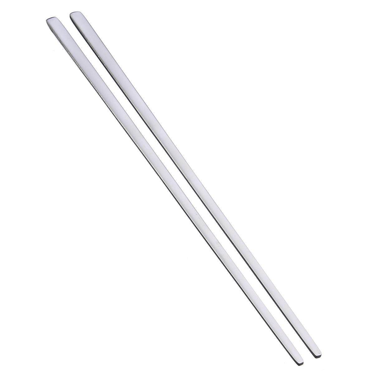 Korean 2 Sets Stainless Steel Chopsticks & Spoon Tableware Sliver