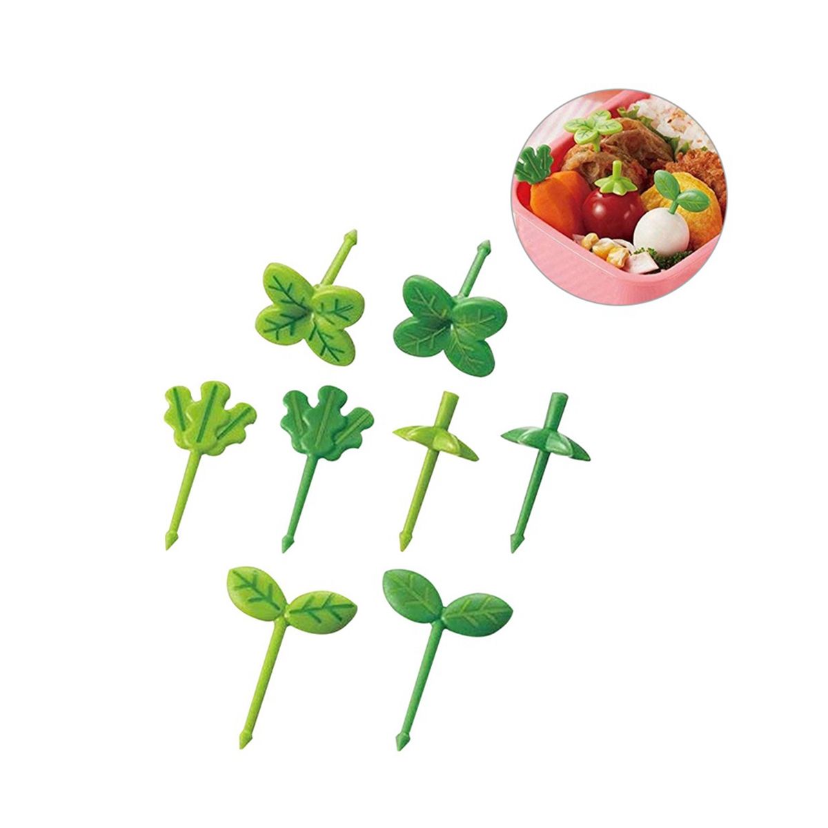 80 Count Fruit Forks Party Dessert Forks Portable Kids Stick Cafe Reusable Decorative Toothpicks