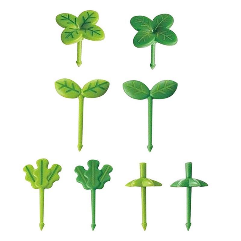 80 Count Fruit Forks Party Dessert Forks Portable Kids Stick Cafe Reusable Decorative Toothpicks
