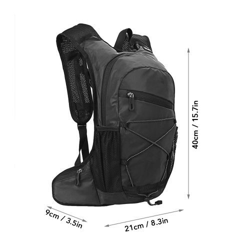 8L High Visibility Reflective Cycling Hydration Backpack