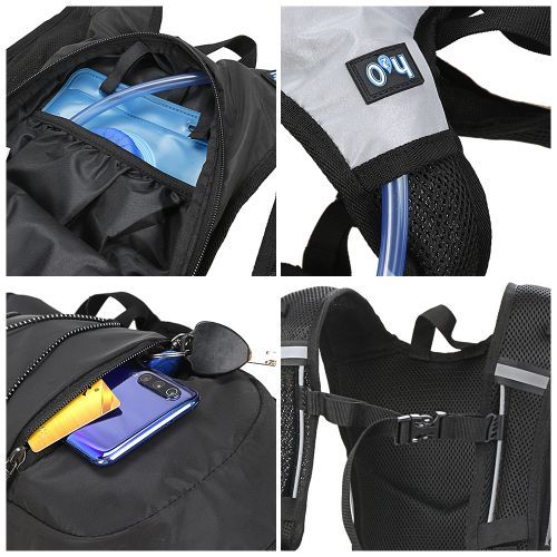8L High Visibility Reflective Cycling Hydration Backpack