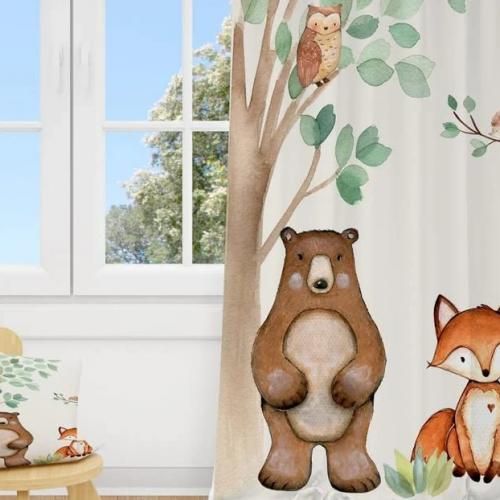 Nursery Curtains, Baby Boy Room Curtains,