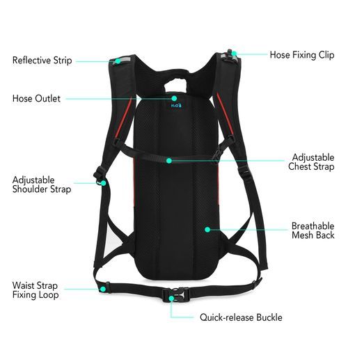 Cycling Backpack Breathable Lightweight Bike Riding Daypack