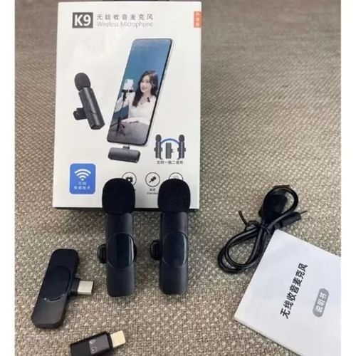 NEW DUAL Type-c Wireless Lapel Microphone For IPhone & Android + IOS Adapter
